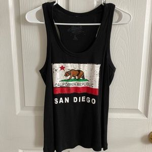 San Diego California Tank Top